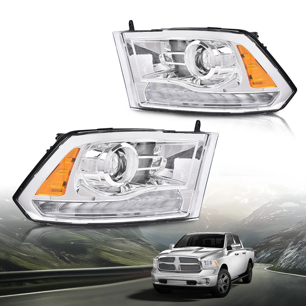LED Projector Headlights for Ram 1500 2500 3500 (2009–2018)