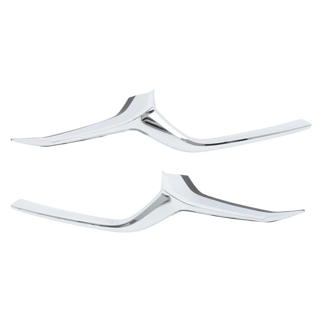 Set of 2 Chrome Front Left and Right Grill Trim Molding for Mazda CX-30 (2020–2023)