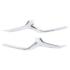 Set of 2 Chrome Front Left and Right Grill Trim Molding for Mazda CX-30 (2020–2023)
