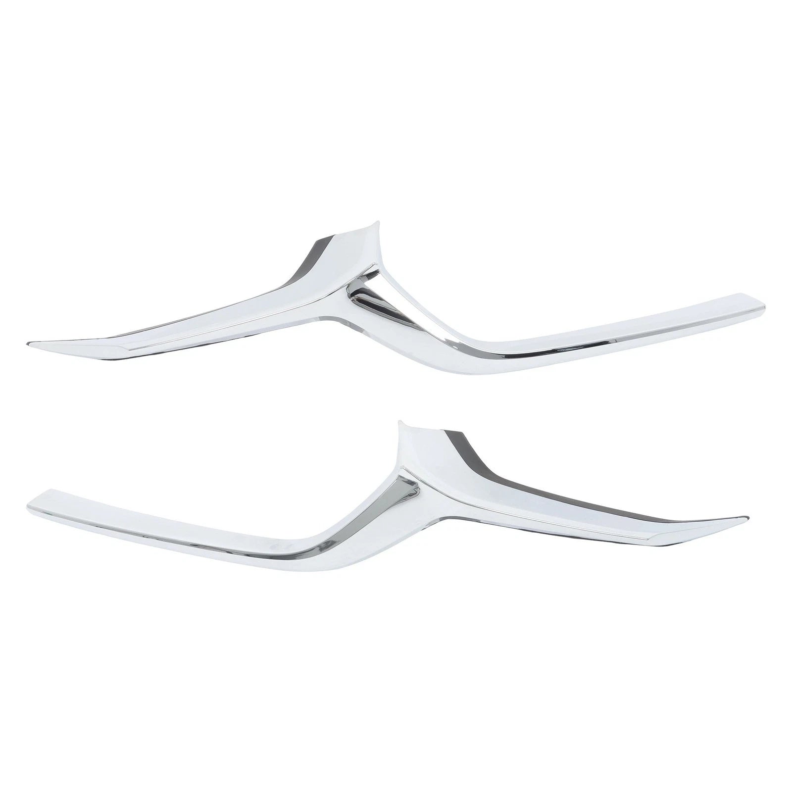 Set of 2 Chrome Front Left and Right Grill Trim Molding for Mazda CX-30 (2020–2023)