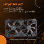Electric Radiator Cooling Fan for Lexus IS300/IS350 (2014–2023)