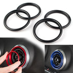 Black Air Conditioning Control Knob Ring Cover Trim for Audi A3/S3 Q2L (2012-2019)