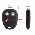 Key Entry Remote Fob for GMC Yukon Chevrolet Avalanche (2003-2006)