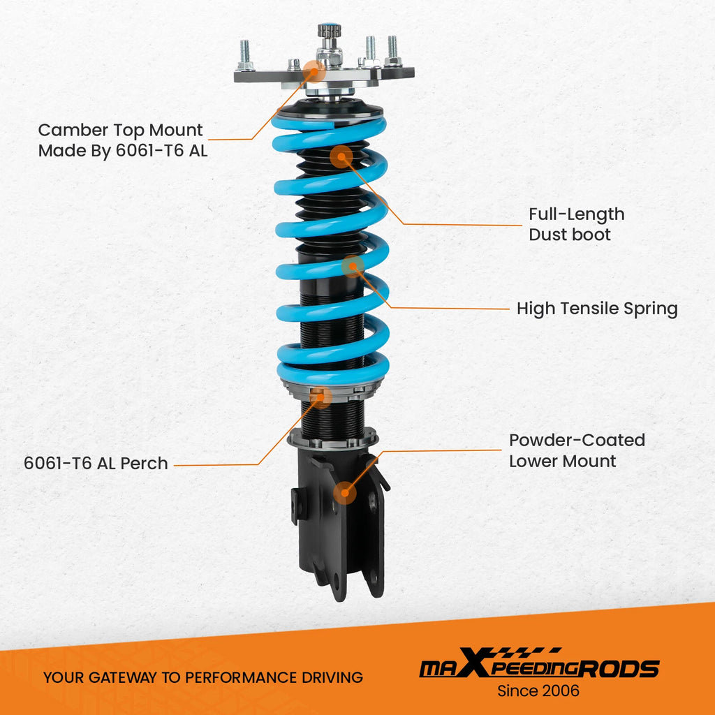 Coilovers Suspension 24 Way Damper for Subaru Impreza WRX Sedan (2008–2014)