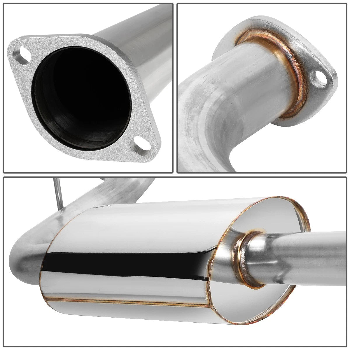 Catback Exhaust System for Dodge Neon (2000–2005) A588 2.5" with 4.75" Tip