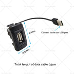 Replacement USB Passthrough for Toyota Hilux Prado Landcruiser 4Runner (2010–2023)