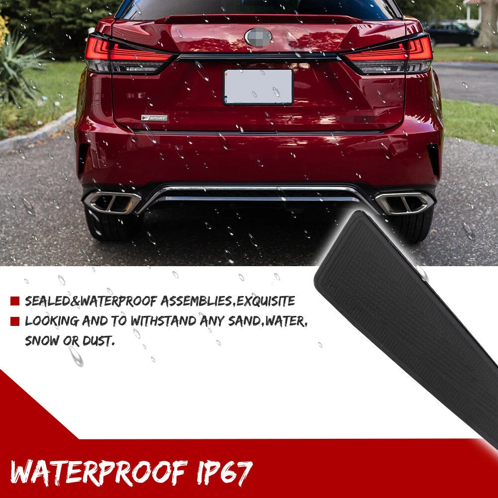 Smoke Rear Bumper Reflector Lens for Lexus RX350 RX450h (2016–2020)