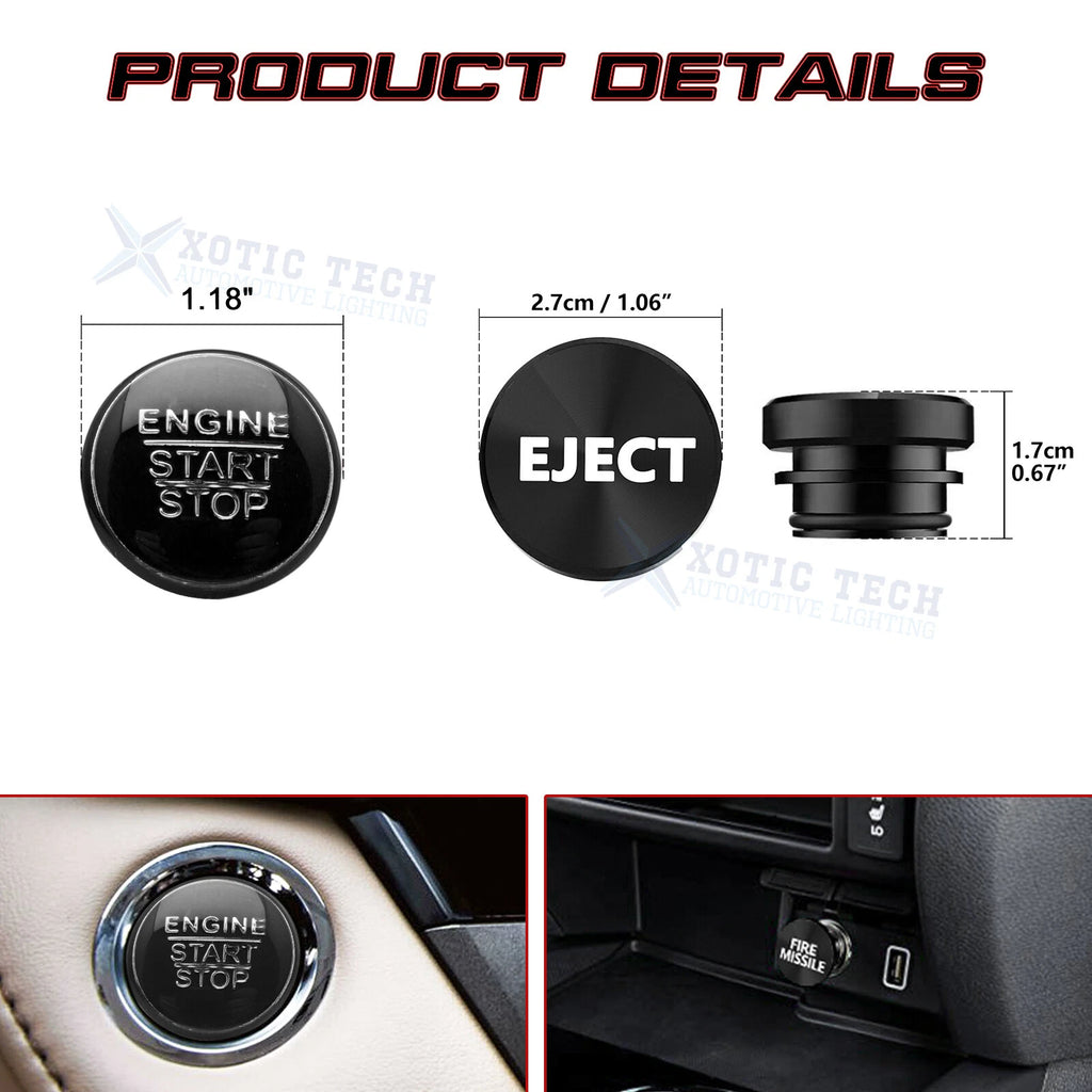 Engine Start + Cigarette Lighter Eject Button Trim for Lexus IS200t (2016-2017)