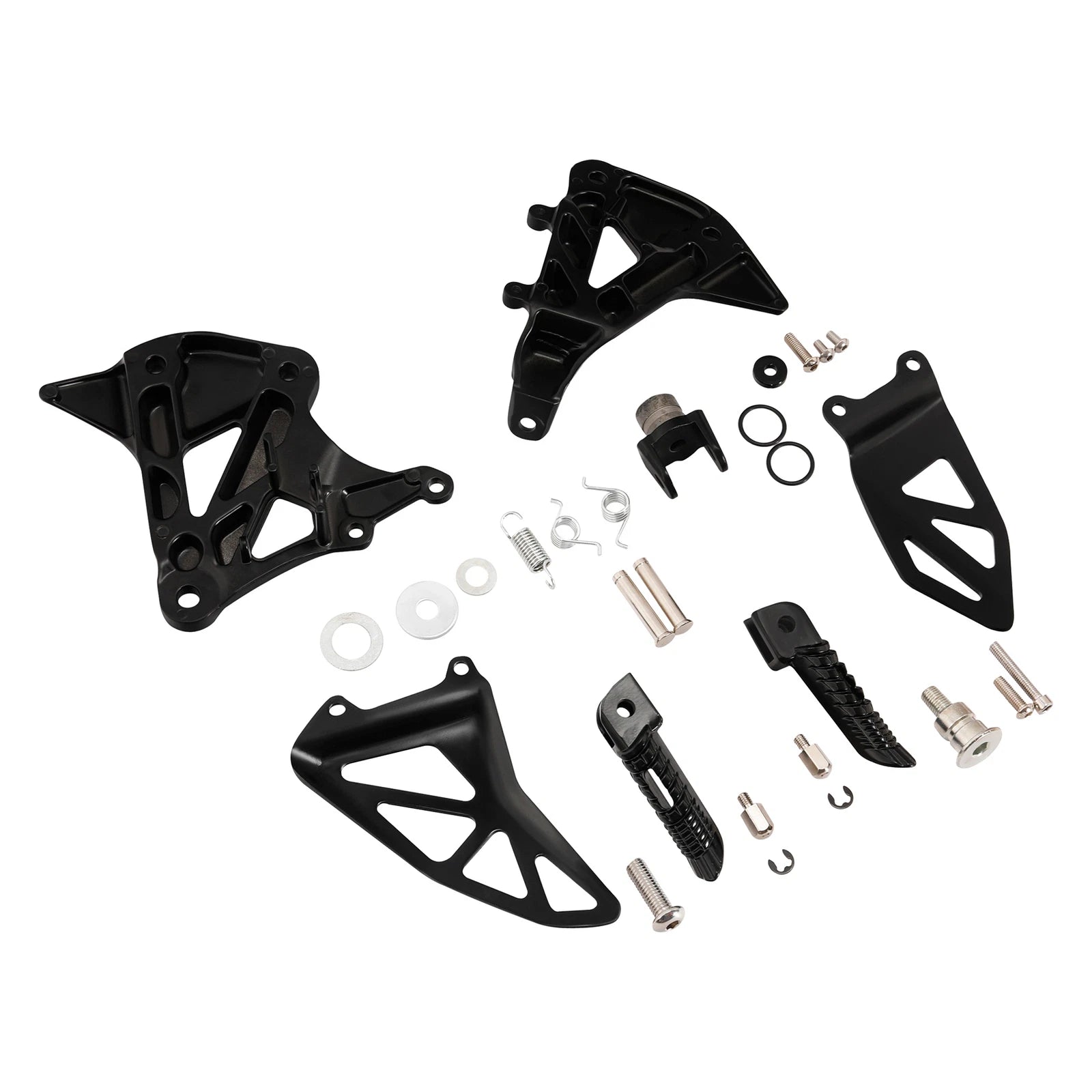 Front Rider Driver Footpegs Footrests Bracket for Suzuki GSXR1000 (2017–2025)