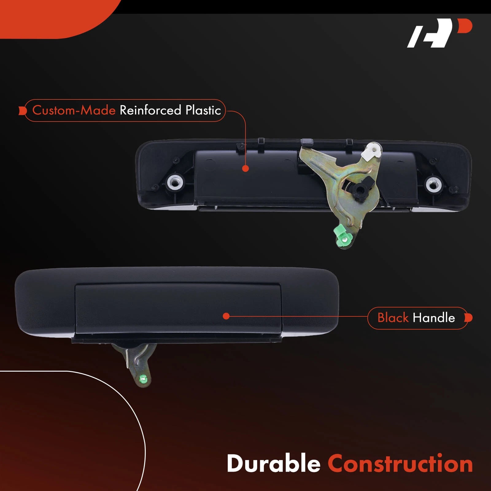 Black Rear Tailgate Handle for Toyota Tacoma (2005-2008)