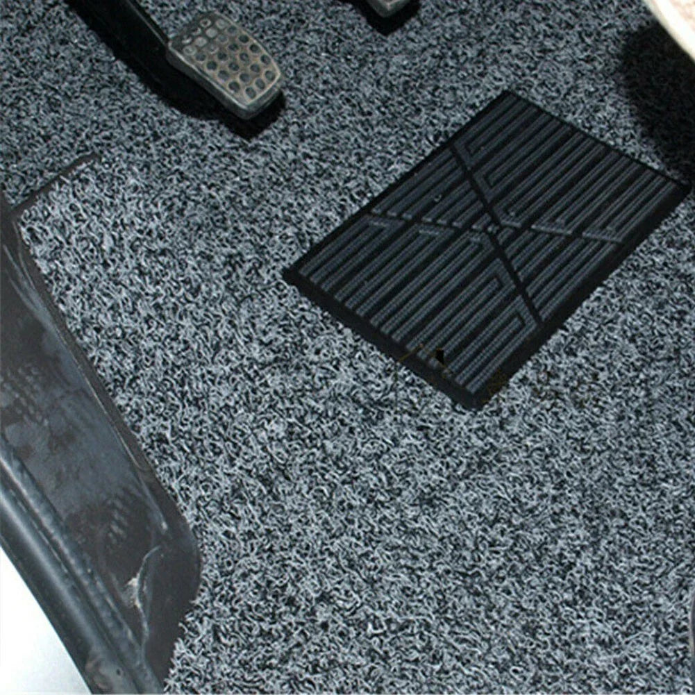 Floor Pad Heel Foot Mat Pedal Patch Cover Black PVC Waterproof for Car