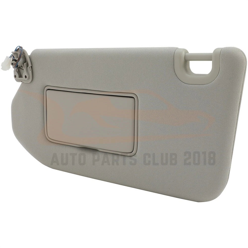 Left Gray Sun Visor with Lamp for Infiniti JX35 QX60 Pathfinder (2013-2017)