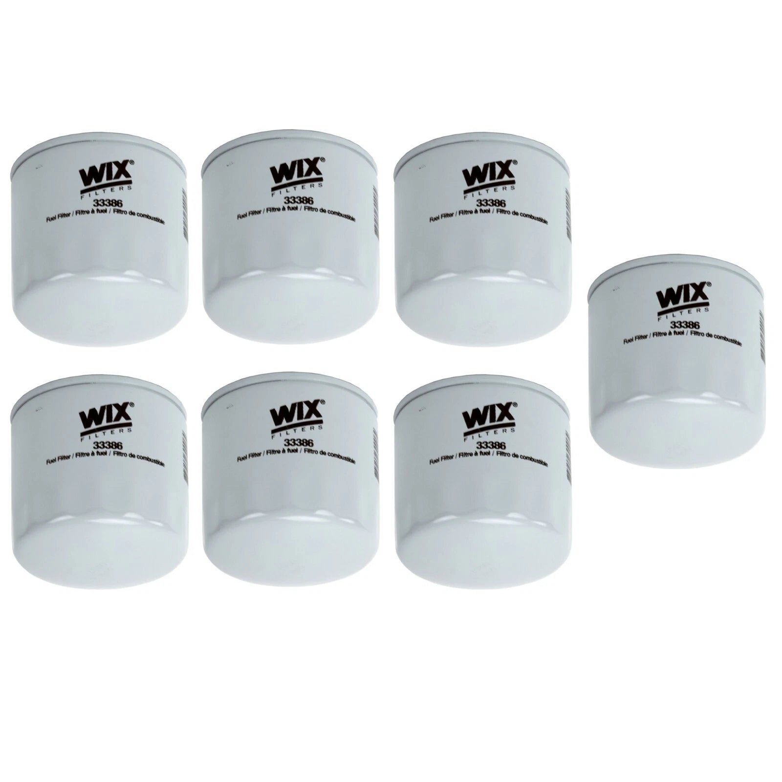 Set of 7 WIX Fuel Filters for (Spin-On)