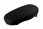 Console Lid Armrest Cover for Kia Soul (2014–2019) Purple Stitch