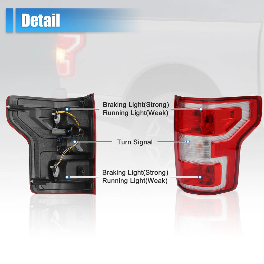 Right Tail Light Assembly for Ford F150 (2018–2020)