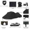 Jet Ski Cover for Kawasaki 800 SXR (2003–2011) - Trailerable, Black