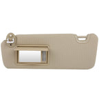 Left Driver Side Sun Visor for Toyota Highlander (2014–2019) Beige
