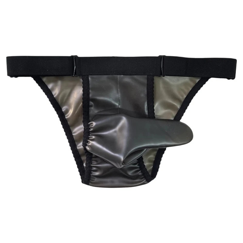 2X Latex See-Through T-Briefs for Costume & Dance Events