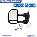 Left Power Heated Signal Mirror for Ford F-250 F-350 Super Duty