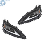 Set of 2 LED Headlights for Lexus ES350 (2019–2021) Chrome