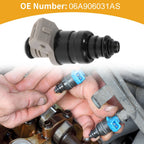 1 Pc Fuel Injector No.06A906031AS for Volkswagen Cabrio (1995–2002)