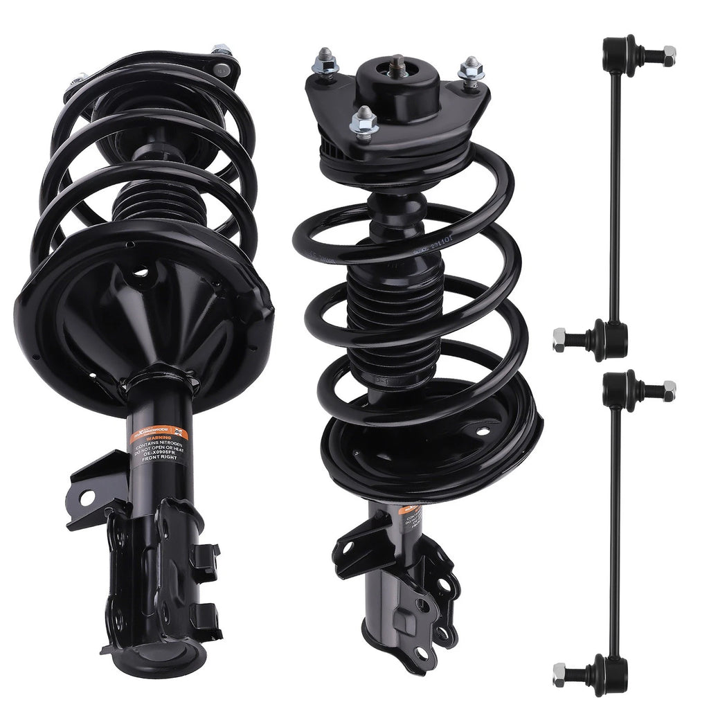 Complete Strut Set with Sway Bar Link for Kia Forte (2010–2013)