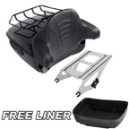 King Trunk Pad Rack Mount for Harley Touring Street Road Glide (2014–2025)