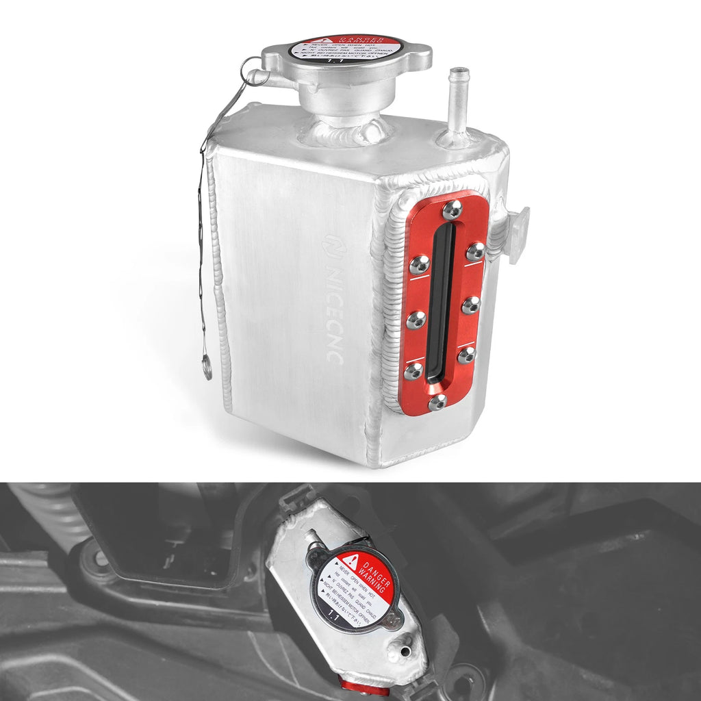 NICECNC Coolant Reservoir Tank with Sight Glass for Can-Am Maverick X3 (2017–2023)