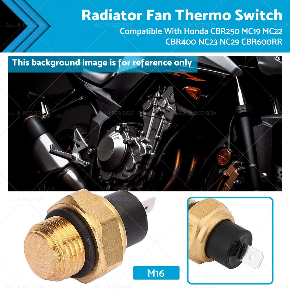 Radiator Fan Switch for Honda CBR250 MC19 MC22 CBR400 NC23 CBR600RR (1988–2006)