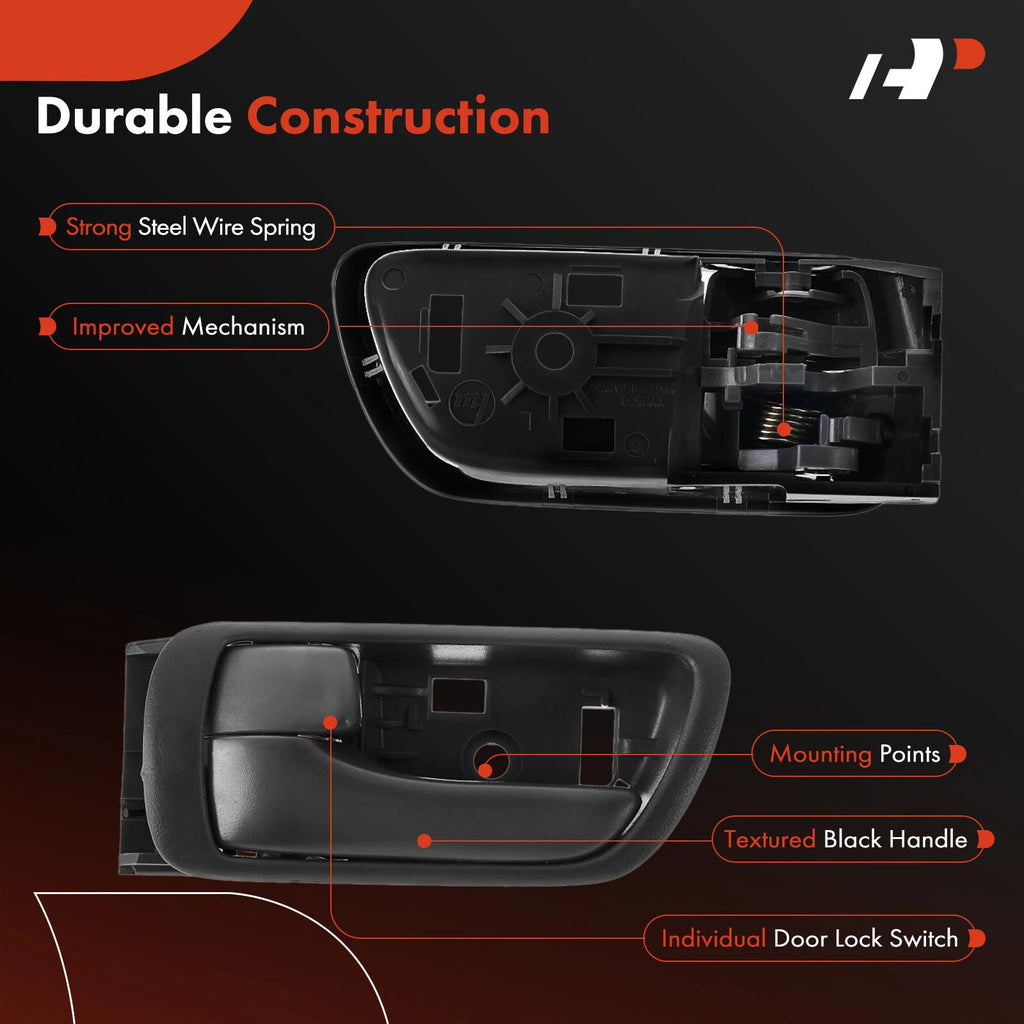 Front Left Plastic Interior Door Handle for Toyota Camry (2002â2006)