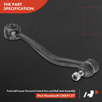 Front Left Lower Control Arm with Ball Joint for BMW E34 E39 (1988-2003)