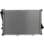 Radiator for BMW 525i, 528i (2001–2005) with Universal Hose Clamps