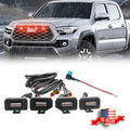 Red LED Grille Lights for Toyota Tacoma (2020–2022)