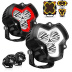 2X LED Pod Work Light Spot Flood Beam for Jeep Truck SUV (2010–2023)