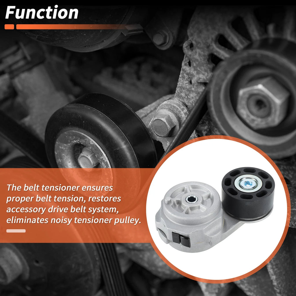 Drive Belt Tensioner Pulley for Ford F650 F750 Freightliner B2 M2 (No.4929688)