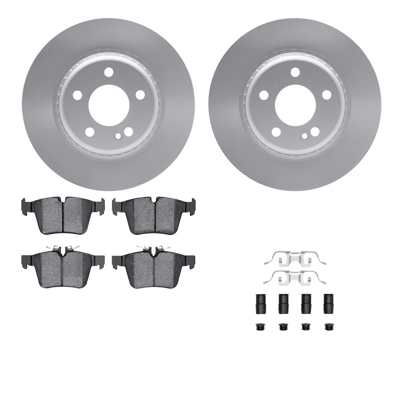 2X Brake Disc and Pad Kit Set for MB Mercedes