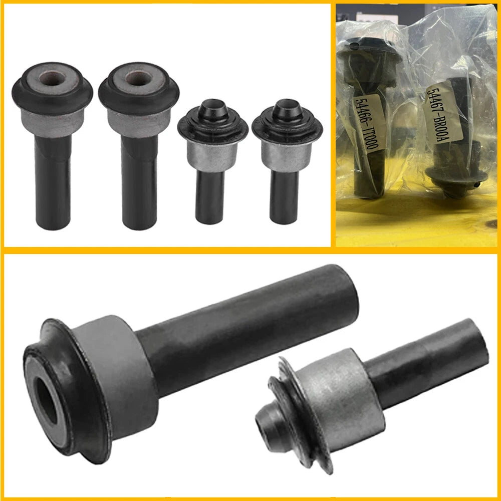 Set of 4 Front Subframe Crossmember Bushings for Nissan Rogue (2008–2015)
