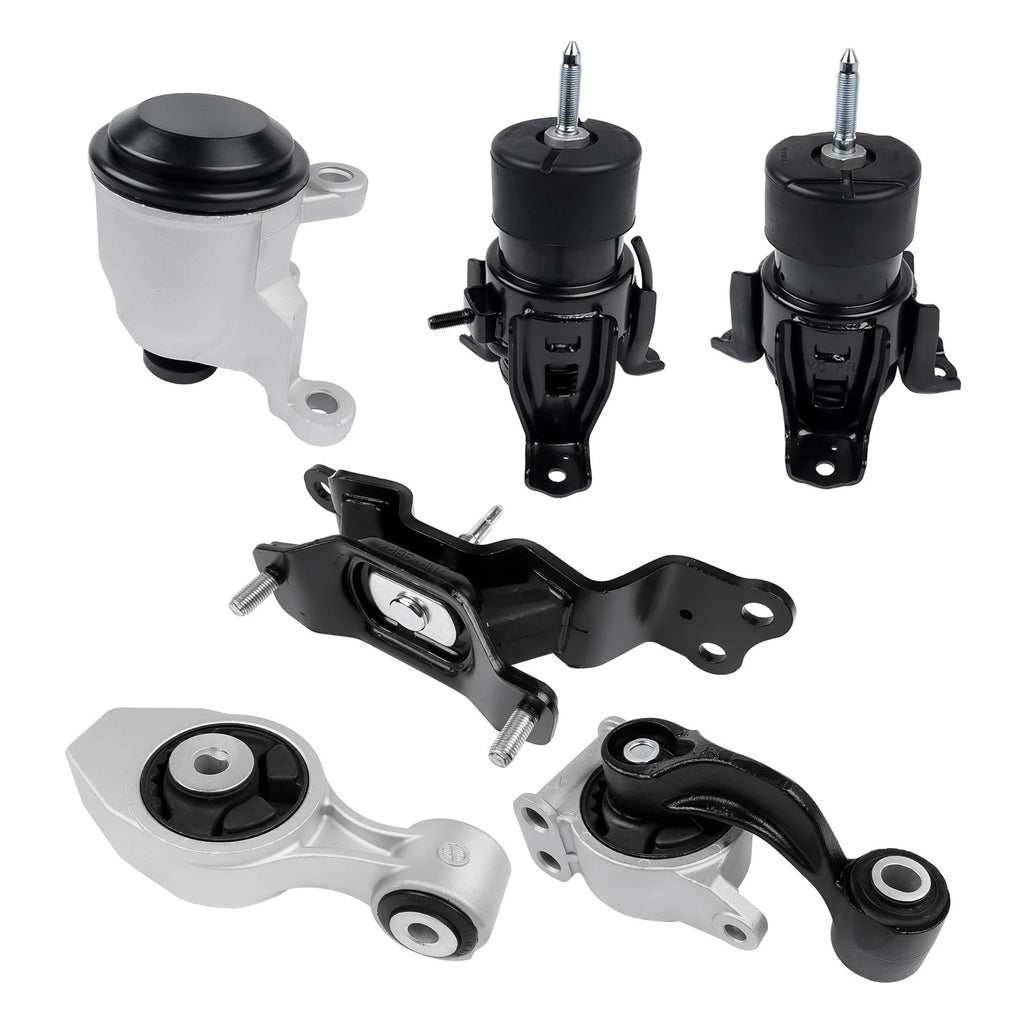 Set of 6 Motor & Trans Mounts for Infiniti JX35, Nissan Pathfinder (2013–2016)