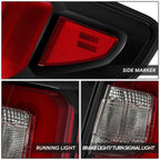 Chrome Red LED Outer Taillight Assembly for Acadia Limited (2013–2017)