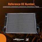 Auto Radiator for Mercedes S55/CLS55 AMG (2003–2006) CrossFlow