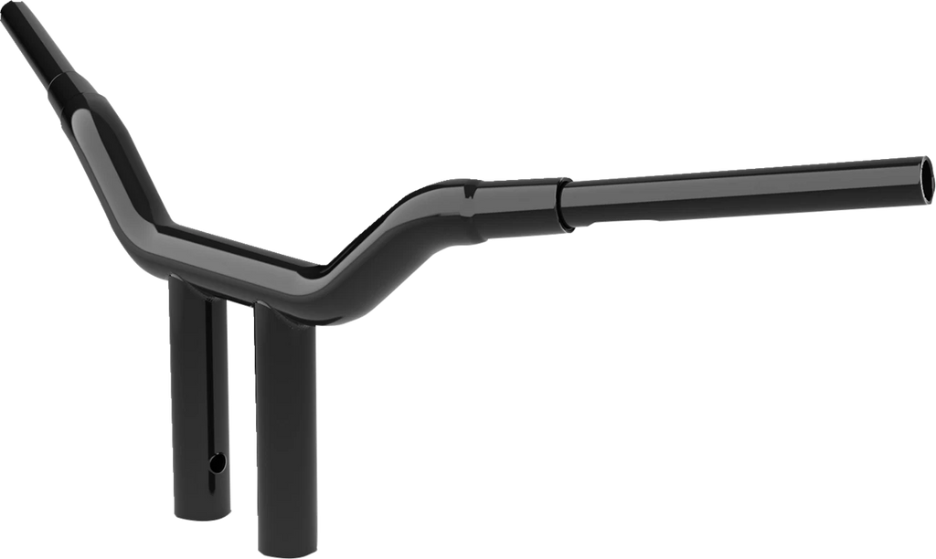 Kage Fighter Handlebar for LA Choppers (10" x 1-1/2", Black, LA-7343-10B)