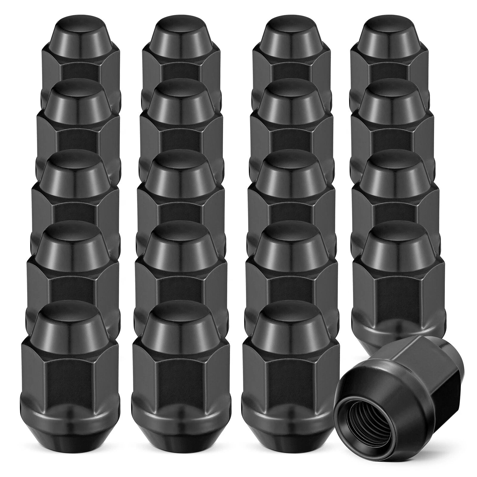 Set of 20 Acorn Lug Nuts for Chevy Corvette Cruze Impala Malibu