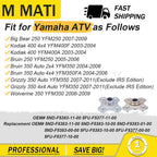 Set of 2 Rear Wheel Hubs for Yamaha YFM400A YFM400F Kodiak 400 (2003–2004)
