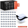 50Pcs Nylon Side Rocker Molding Clips for Kia