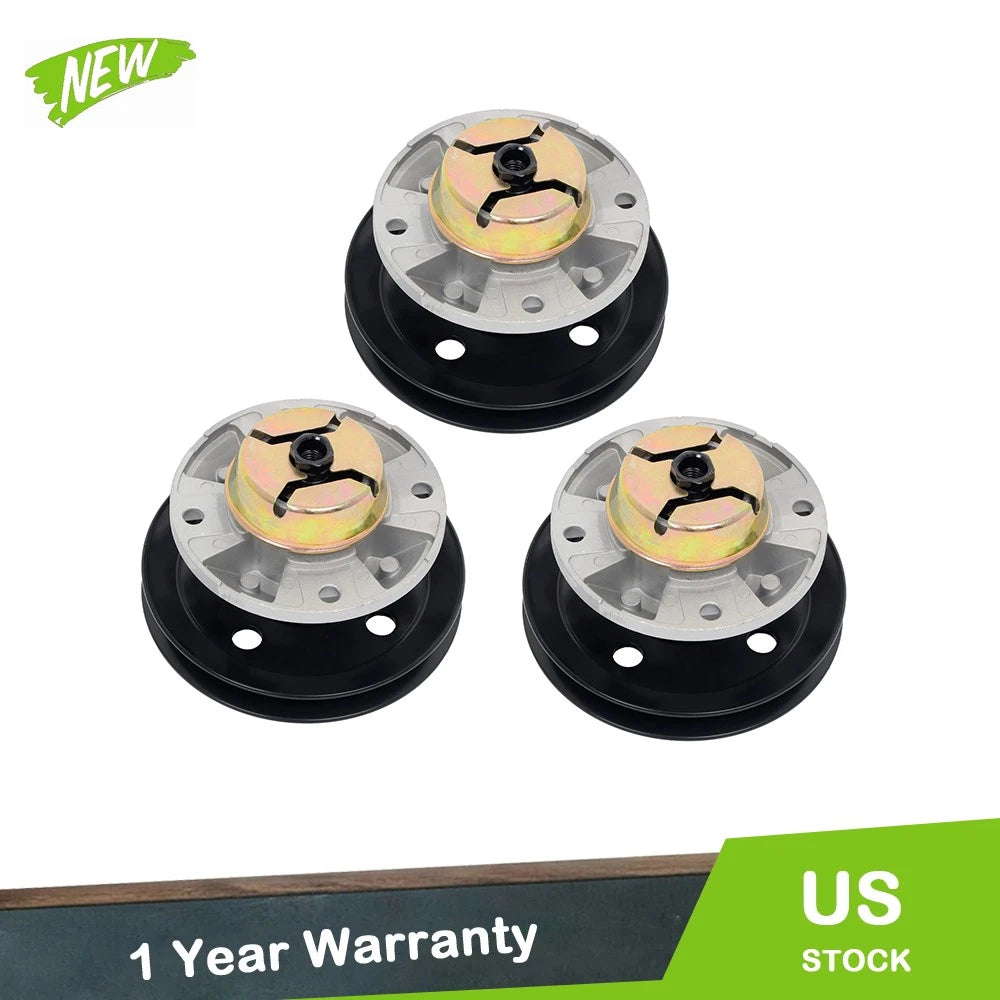 3 Spindle Assembly with Pulley for John Deere (YYYY–YYYY)
