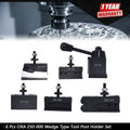 Set of 6 Wedge Type Tool Post Holders for Mini Lathe (Up to 8")