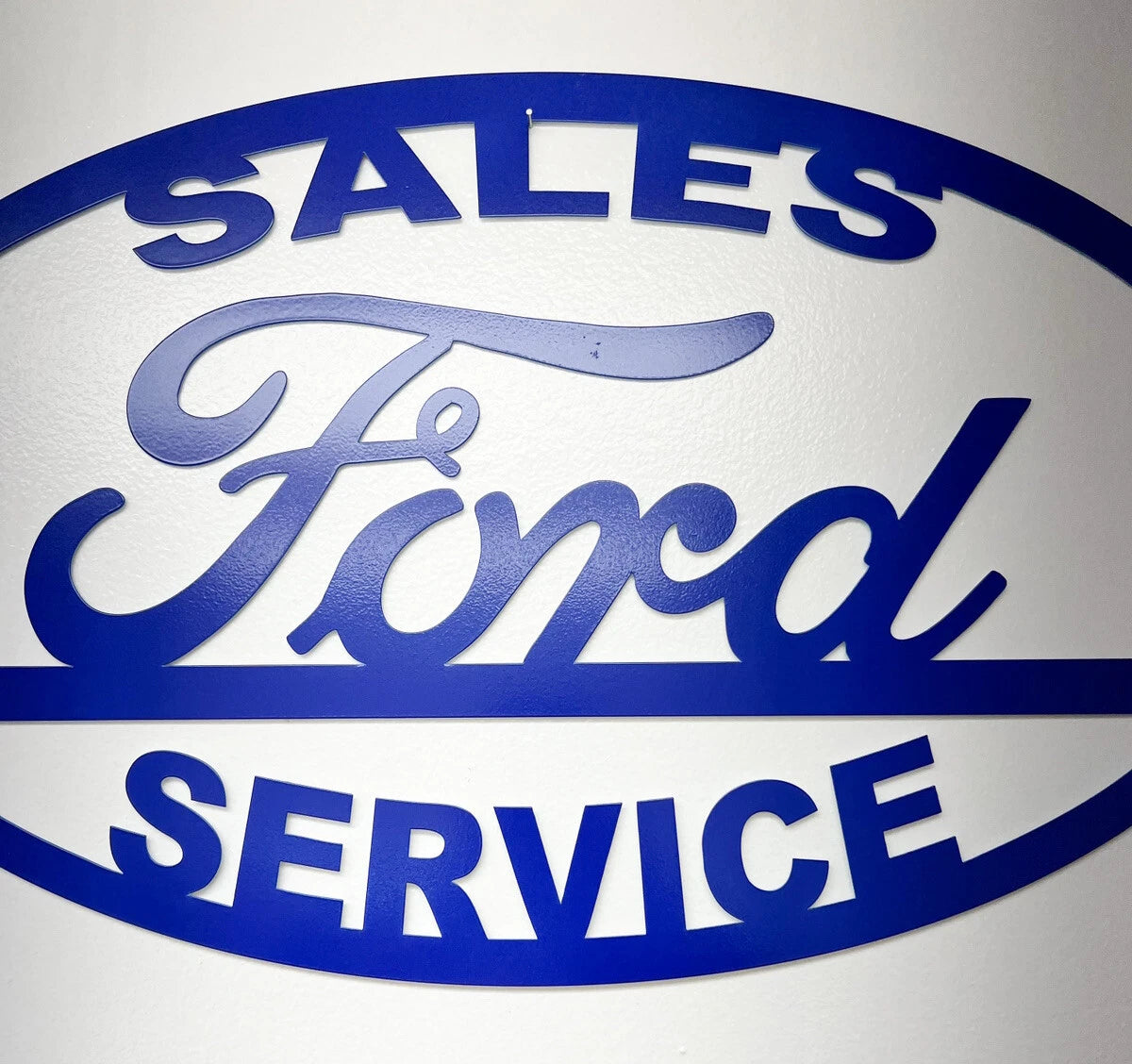 Metal Sign for Ford Sales and Service Display (24 in x 14 in) (Universal)