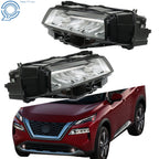 Set of 2 LED Chrome Headlights for Nissan Rogue (2021–2023)