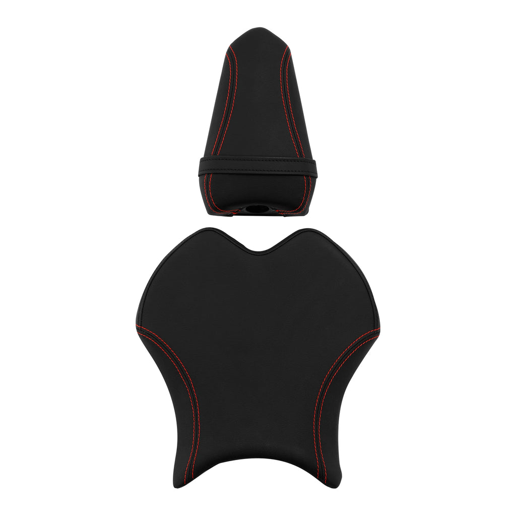 Driver & Passenger Seats for Yamaha YZF R6 (2017–2022) - Black Red