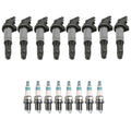 Set of 8 Ignition Coils & Spark Plugs for BMW E60 E63 E65 S5 V8
